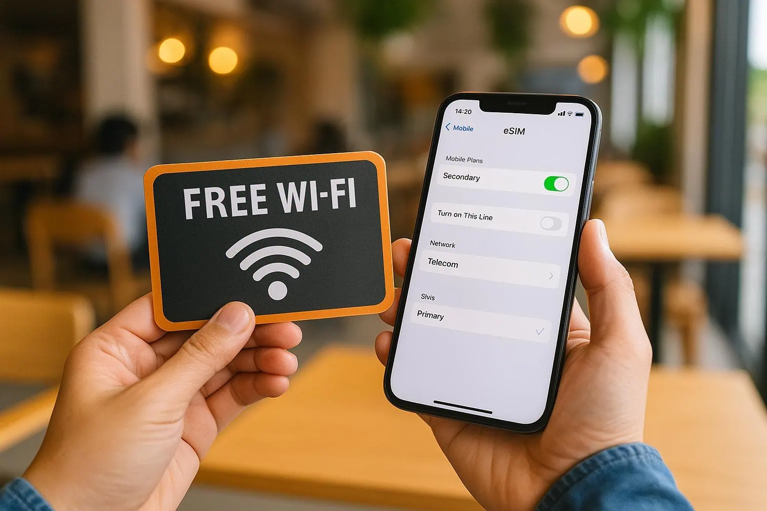 Gratis-WLAN vs. eSIM